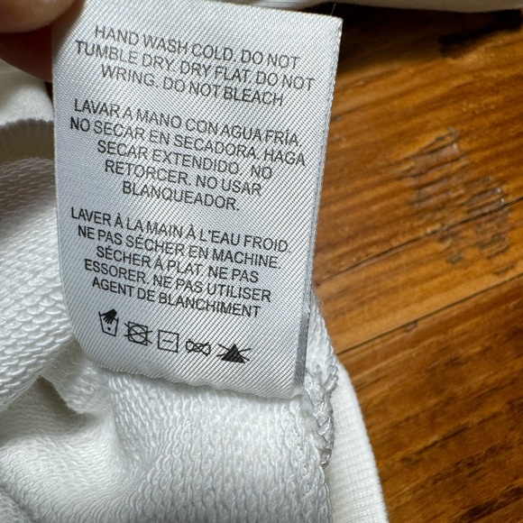 Thread & Supply Women AMERICA embroidered Crew Neck Sweatshirt red white blue XS - Picture 11 of 13